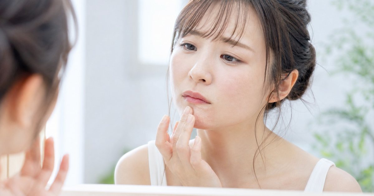 口周りの肌荒れの原因は？くり返すときに見直したいこと